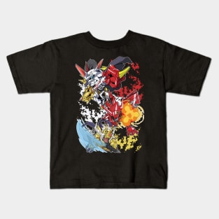 digimon omnimon alter s evolution Kids T-Shirt